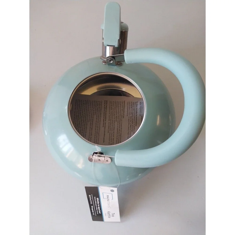 NEW Classic Stainless Steel Whistling Tea Kettle Pot 2 Quart Qt. Kitchen Coffee